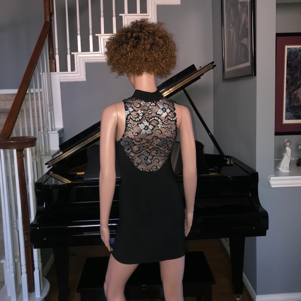 Floral Mesh Bodycon - Picture 2 of 2